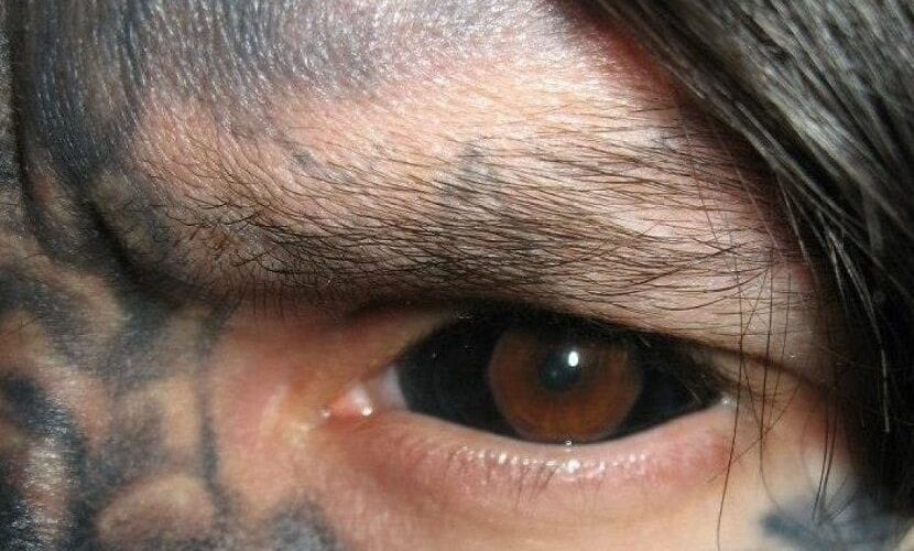 tattoos on the eyes