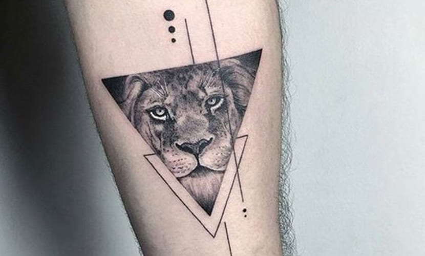 Lions tattoos on the arm